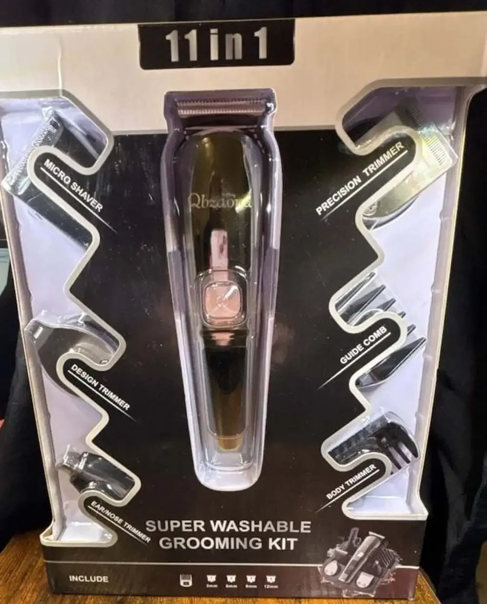 Qbzdor 11 in 1 Super Washable Grooming Kit Hair Trimmer